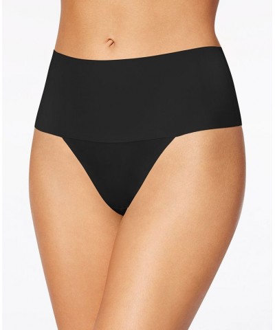Women's Undie-tectable Thong SP0115 Black $18.36 Panty