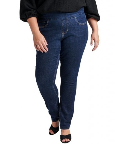 Plus Size Nora Mid Rise Skinny Pull-On Jeans Ink $28.71 Jeans
