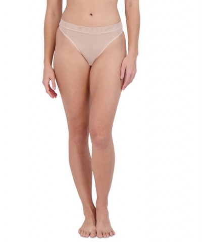 Women's Mesh High-Leg Thong Underwear SM11883 Pink $10.92 Panty